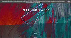 Desktop Screenshot of mathiaskaden.com